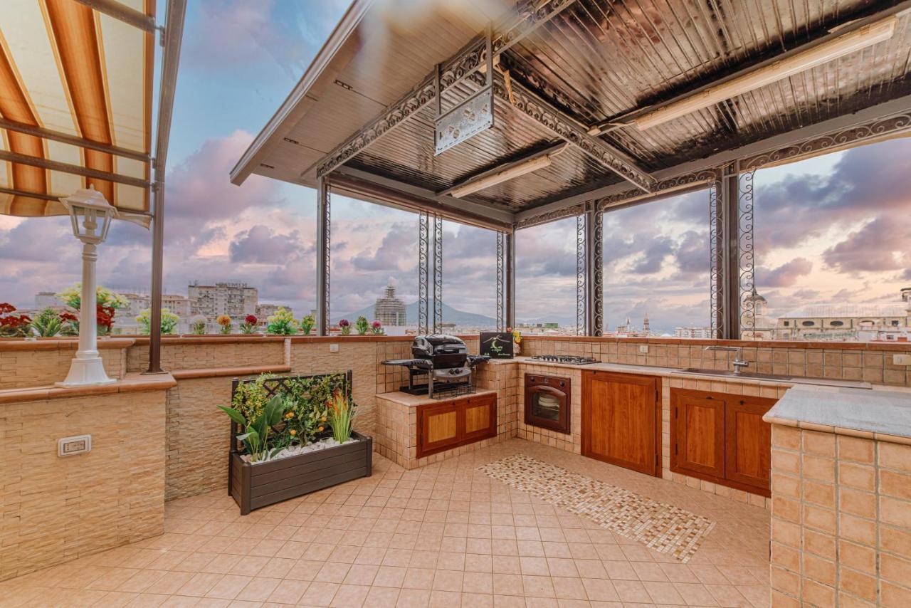 Villa La Terrazza Nel Centro Napoli Esterno foto